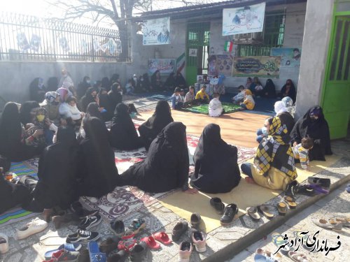برگزاری مراسمات و برنامه های دهه مبارک فجر در روستاهای بخش مرکزی آزادشهر
