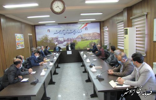 جلسه 12 شورای آموزش و پرورش شهرستان آزادشهر