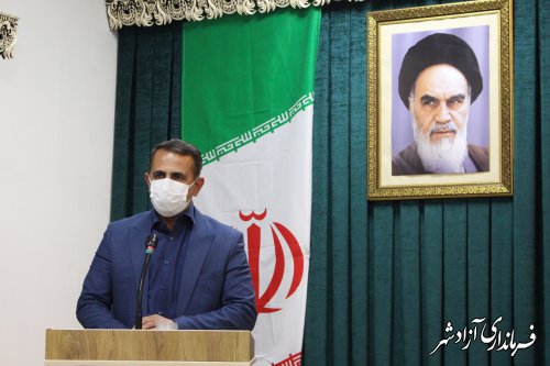 مشاور عالی استاندار : گام های حسینی در شهرستان آزادشهر ماندگار است