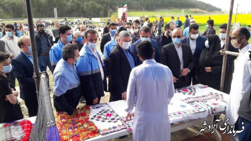 جشنواره نوروزی در روستای قزلجه آق امام آزادشهر برگزار شد/ در جشنواره‌های فرهنگ و اقتصاد روستا شاهد اجرای دستورالعمل‌های بهداشتی هستیم