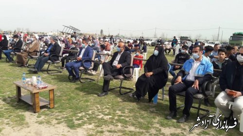 جشنواره نوروزی در روستای قزلجه آق امام آزادشهر برگزار شد/ در جشنواره‌های فرهنگ و اقتصاد روستا شاهد اجرای دستورالعمل‌های بهداشتی هستیم