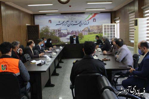 جلسه شورای ترافیک شهرستان آزادشهر برگزار شد.