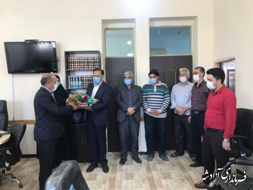 مراسم گرامیداشت روز ارتباطات و روابط عمومی در آموزش و پرورش شهرستان آزادشهر