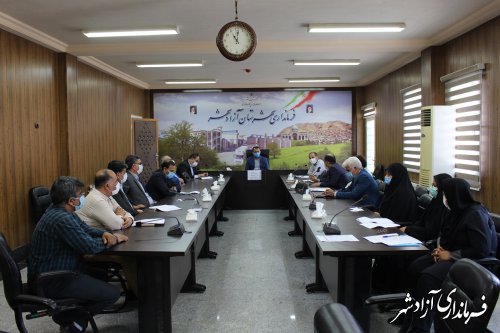 جلسه شورای هماهنگی مبارزه با مواد مخدر شهرستان آزادشهر برگزارشد