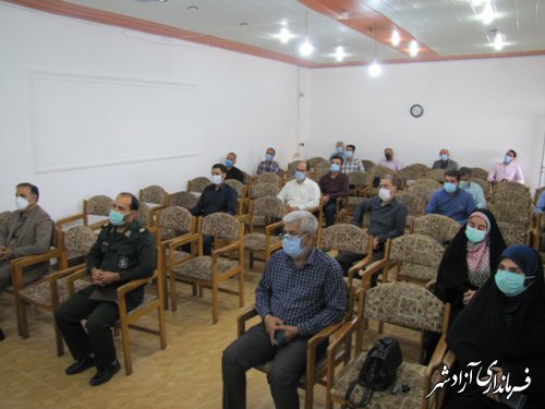 مراسم ارتحال امام(ره) در اداره آموزش و پرورش آزادشهر