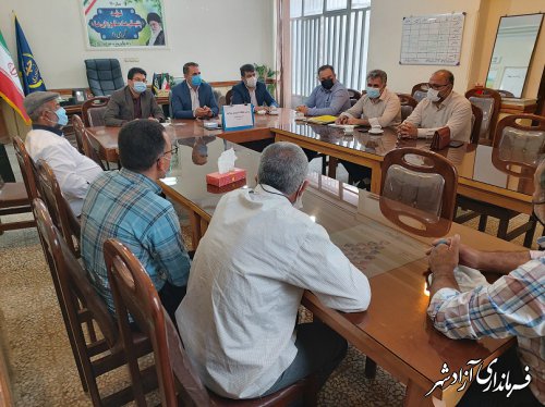 جلسه تعیین تکلیف واگذاری آب‌بندان‌های اراضی شیب‌دار تیل‌آباد آزادشهر برگزار شد
