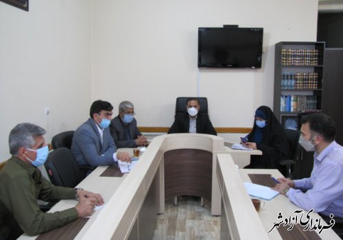 جلسه2 شورای معاونین آموزش و پرورش آزادشهر در خردادماه1400