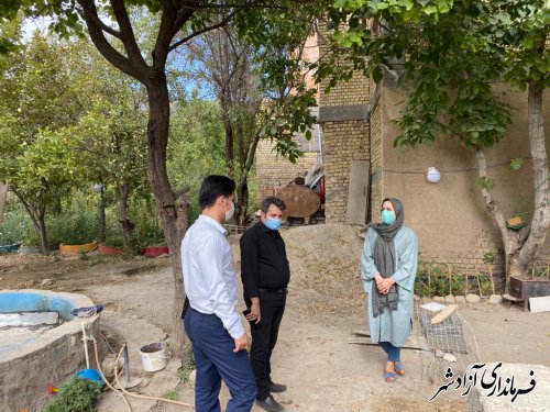 بازدید نظارتی از اقامتگاه بوم‌گردی باران شهرستان آزادشهر