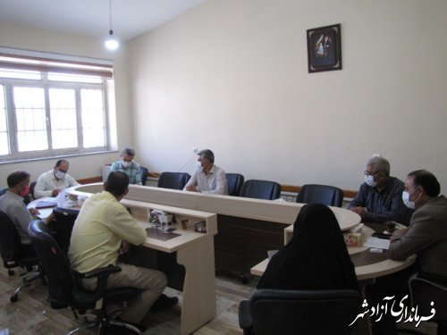 اولین جلسه کمیته انتصابات پروژه مهر 1400 آموزش و پرورش شهرستان آزادشهر