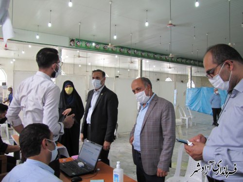 اتمام دز اول واکسن فرهنگیان شهرستان آزادشهر