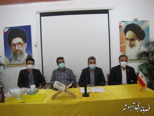 جلسه قرعه کشی مسکن ملی فرهنگیان در آزادشهر