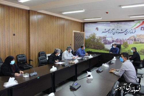 جلسه کارگروه آرد و نان و گندم شهرستان آزادشهر برگزار شد