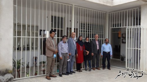 بازدید از آموزشگاه های آزاد هنری شهرستان آزادشهر