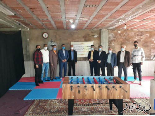 افتتاح خانه ورزش روستای رحیم آباد