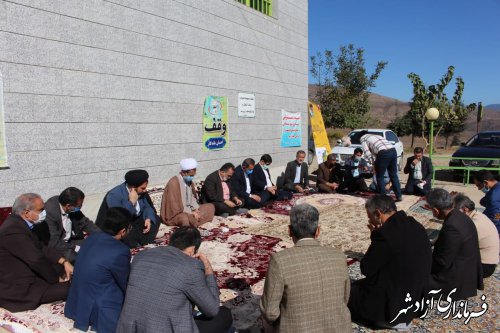 جلسه بررسی مسائل و مشکلات امامزاده های شهرستان آزادشهر برگزار شد