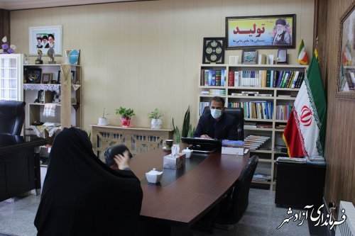 ملاقات عمومی فرماندار با مردم شهرستان آزادشهر برگزار شد