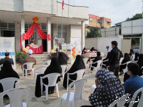 افتتاح جشنواره فرهنگی هنری فردا و مسابقات کانون ها در کانون فاطمه زهرا(س) شهرستان آزادشهر