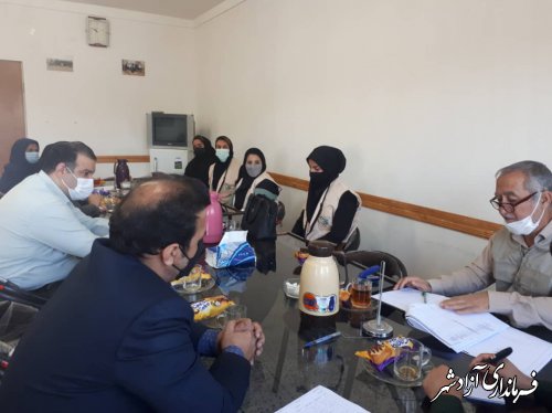 برگزاری جلسه مربیان کلزا طرح شهید ساجدی شهرستان آزادشهر در محل حوزه مقاومت نگین‌شهر