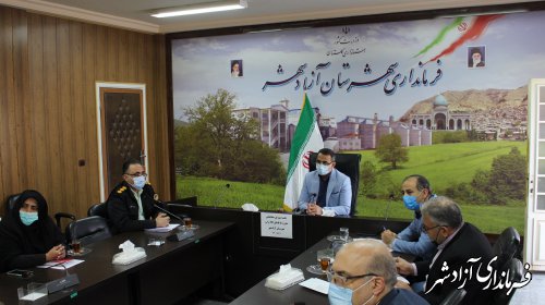 جلسه کمیسیون مبارزه با قاچاق کالا و ارز شهرستان آزادشهر برگزار شد