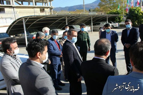 رزمایش خود حفاظتی ادارات در شهرستان آزادشهر برگزار شد