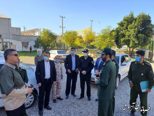 رزمایش خود حفاظتی ادارات در شهرستان آزادشهر برگزار شد