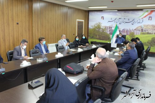 دومین جلسه رفع موانع و مشکلات پروژه گردشگری مجتمع جنگل پرهام  آزادشهر برگزار شد
