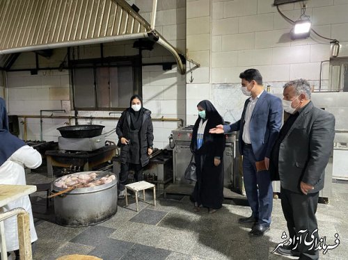 بازدید شبانه تیم نظارتی شهرستان آزادشهر از تاسیسات گردشگری شهرستان 