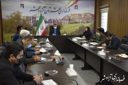 جلسه شورای مهارت شهرستان آزادشهر برگزار شد
