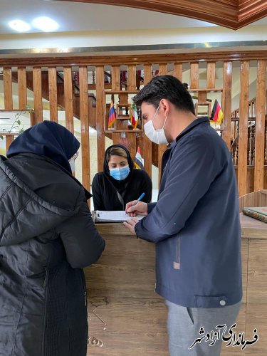 بازديد دبیر ستاد اقامه نماز اداره کل میراث فرهنگی استان گلستان از نمازخانه هتل آکام شهرستان آزادشهر