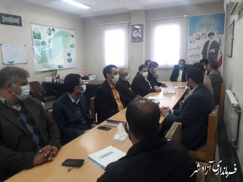 جلسه کمیته حفاری شهرستان آزادشهر برگزار شد