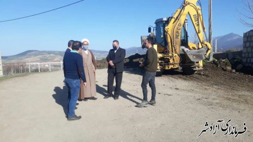 آغاز عملیات اجرایی احداث مخزن آب شرب آزادشهر