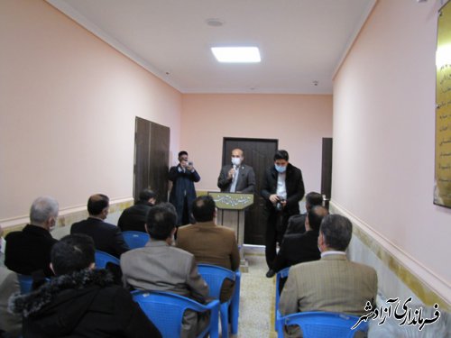 افتتاح مدرسه ۳ کلاسه روستای وطن شهرستان آزادشهر