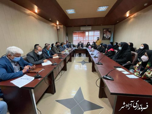 نشست پرسش و پاسخ فرماندار با زنان کارآفرین شهرستان آزادشهر
