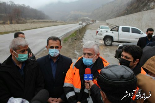 بهسازی محور آزادشهر و خوش ییلاق در سه فاز در حال انجام است