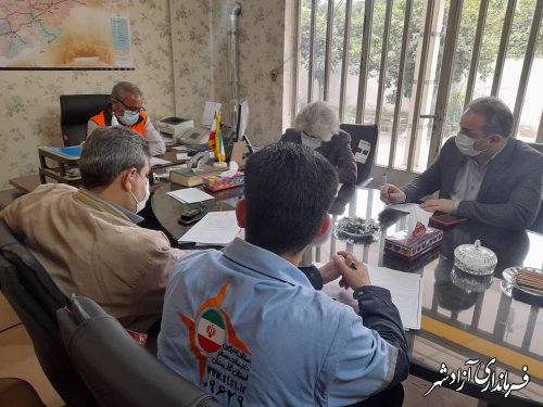 تشکیل کمیته حمل و نقل ستاد خدمات اجرایی خدمات سفر شهرستان آزادشهر