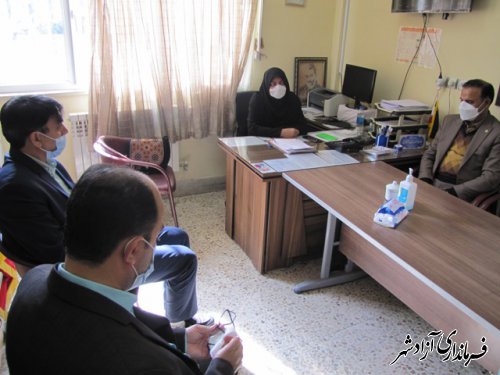 بازدید مدیر آموزش و پرورش آزادشهر از دبیرستان دخترانه مکتب الزهرا
