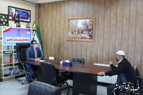 ملاقات عمومی سرپرست فرمانداری با مردم شهرستان آزادشهر برگزار شد