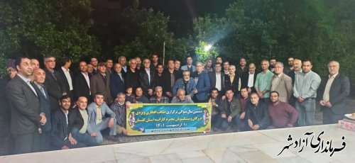 پنجاهمین گردهمایی اساتید و پیشکسوتان کاراته استان در شهرستان آزادشهر