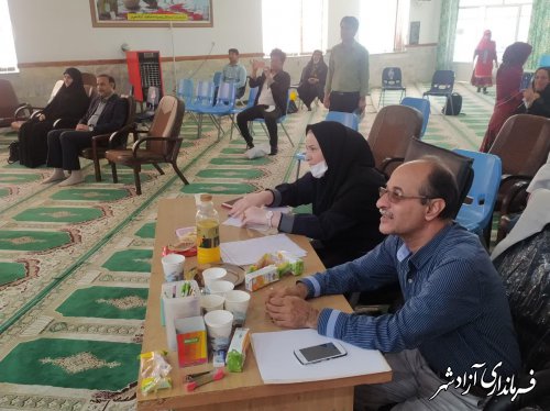 برگزاری جشنواره ی دانایی وتوانایی  در دبستان شاهد شهرستان آزادشهر