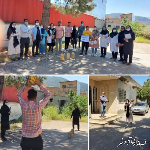 مسابقه دار پلان برای زوج های جوان در شبکه بهداشت توسط اداره ورزش و جوانان برگزار شد