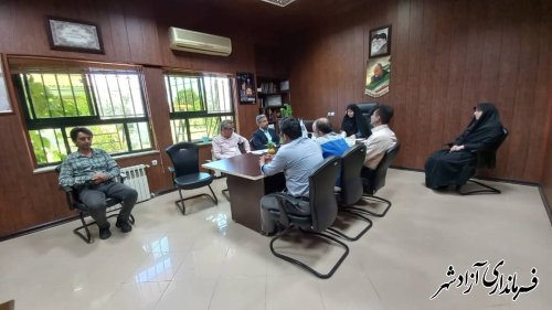 جلسه شورای اداری مرکز آموزش فنی و حرفه ای شهرستان آزادشهر برگزار شد