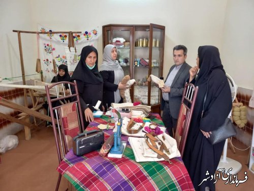 تولید، دانش بنیان و اشتغال آفرین با استفاده از ظرفیت بخش صنایع دستی در شهرستان آزادشهر