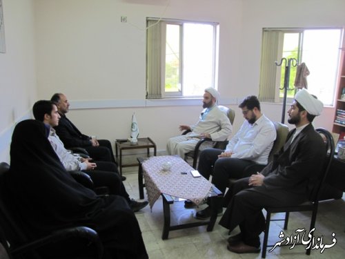 دیدار مدیر آموزش و پرورش آزادشهر با رئیس اداره تبلیغات اسلامی این شهرستان