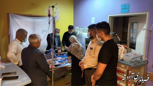 حضور مدیر کل ورزش و جوانان در بیمارستان حضرت معصومه