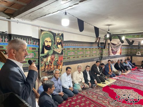 برپایی میز خدمت در روستاهای بخش چشمه ساران شهرستان آزادشهر