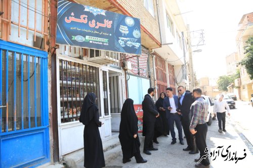 گزارش تصویری از حضور مدیرکل میراث فرهنگی، گردشگری و صنایع دستی گلستان در شهرستان آزادشهر