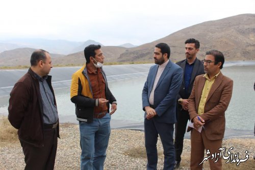 بازدید میدانی فرماندار آزادشهر از روستاهای کوهستانی بخش چشمه ساران؛