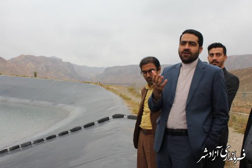 بازدید میدانی فرماندار آزادشهر از روستاهای کوهستانی بخش چشمه ساران؛