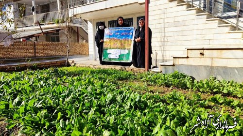 برگزاری کلاس تغذیه سالم و ایجاد باغچه‌های سلامت برای زنان روستایی در روستای سوسرا