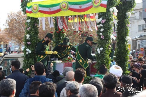 مردم شهرستان آزادشهر باری دیگر با آرمان های نظام و انقلاب تجدید میثاق کردند.